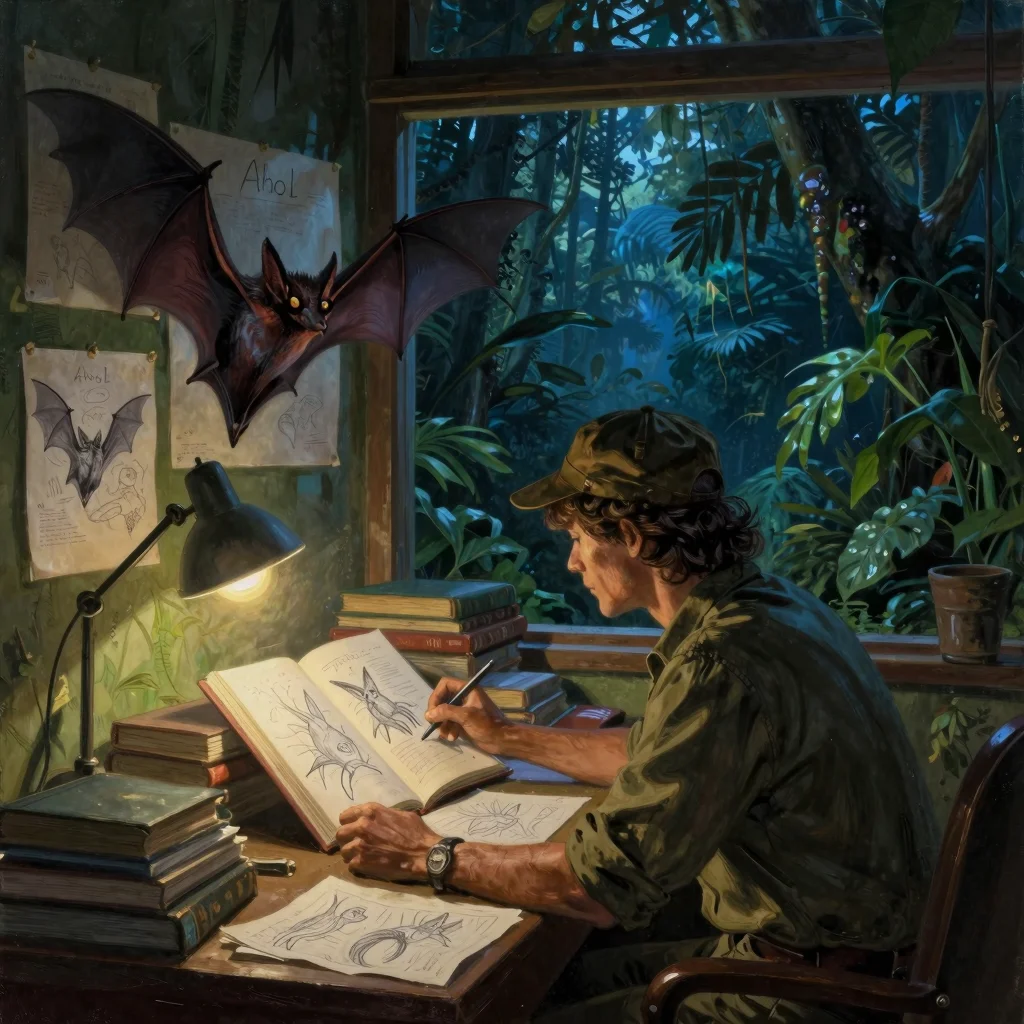The Mostly True Tale of the Ahool - The Cryptozoologist Who Cared illustration