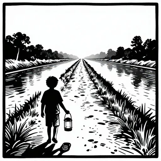 The Mostly True Tale of La Llorona - What She Does to Other Children illustration